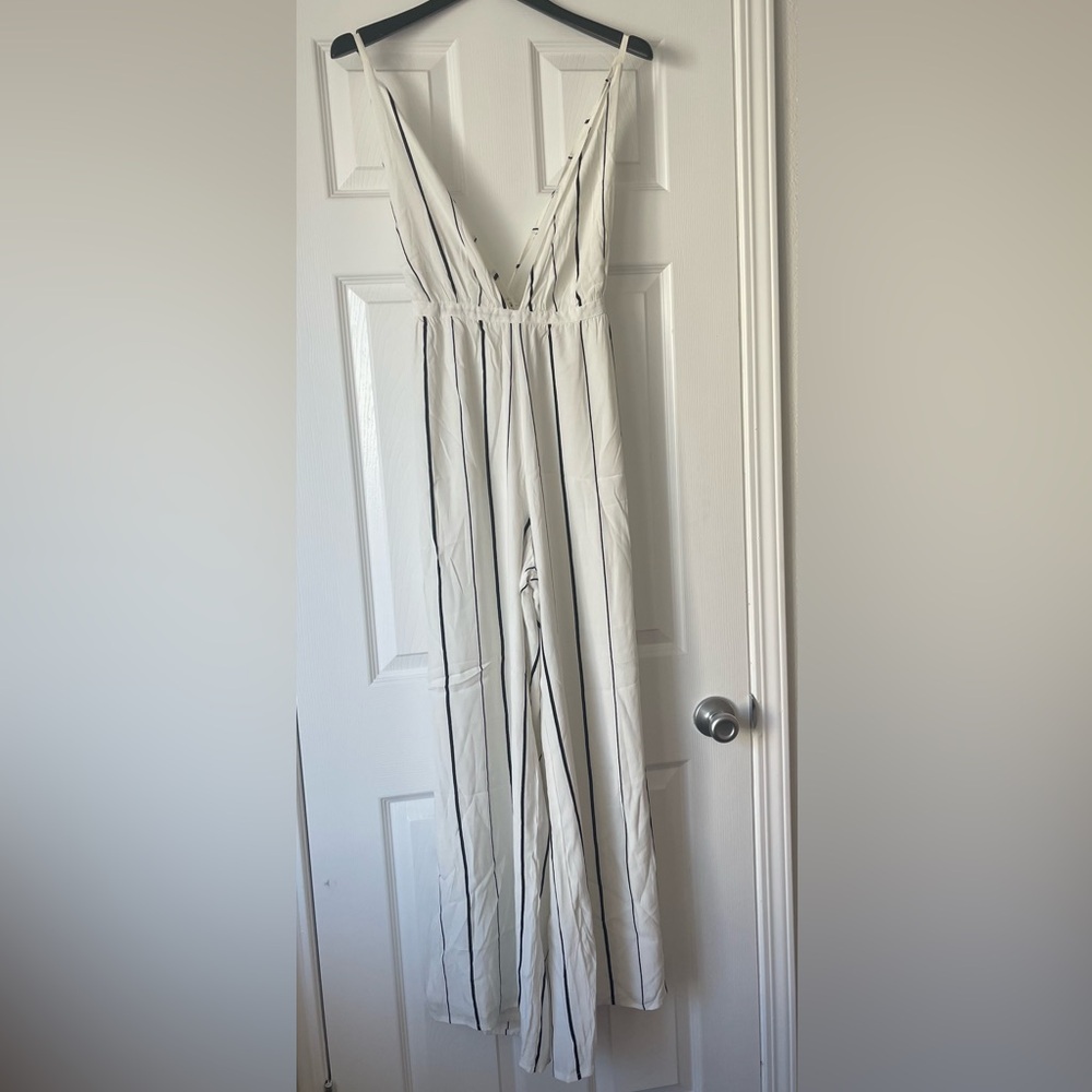 Faithful the Brand Tie Back Halter Jumpsuit